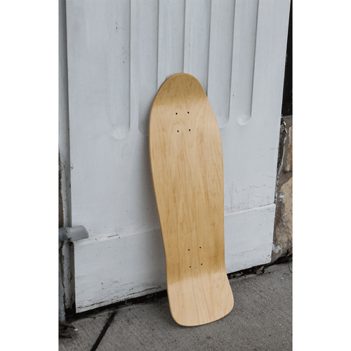 Moose Skateboards Old School 10" x 30" Natural Blank Skateboard Deck with Grip - Picture 4 of 5