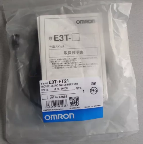 1PC Omron E3T-FT21 PHOTOELECTRIC SENSOR E3TFT21 New