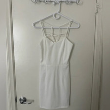 TOBI - NWT Size Small Strappy Bodycon Mini Dress - White