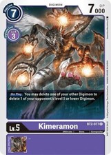 digimon kimeramon card Digimon Card Game - New Awakening (BT08) - Kimeramon (Super Rare)