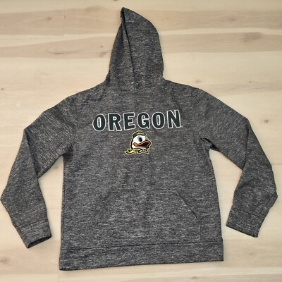 Top of the World Logo Oregon Ducks Unisex Small Gray Pullover Hoodie Sweatshirt