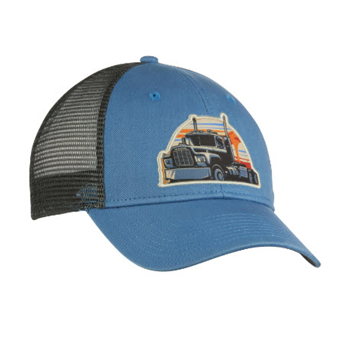 Mack Trucks Retro R Model Design Cap Blue w/Black Mesh Back Hat | eBay