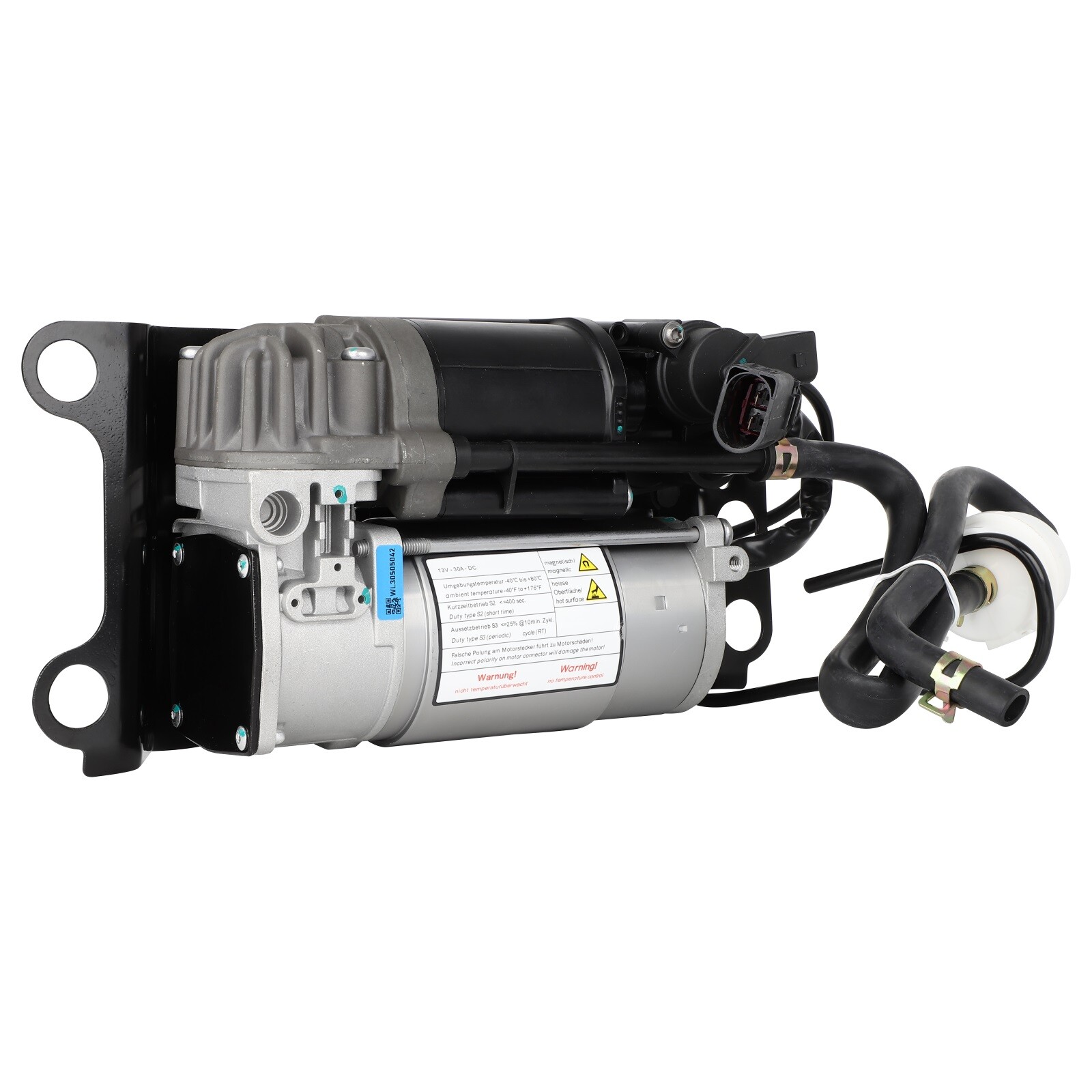 Air Suspension Compressor Pump with Bracket For Audi A8 A6 Quattro 2009-2017