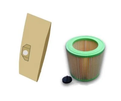 10 Sac D'Aspirateur + 1Filter pour Kärcher WD3 P Premium 6.959-130.0 6.414-552.0 - Photo 1/3
