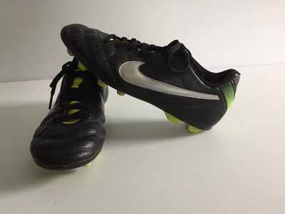 green and black nike soccer cleats