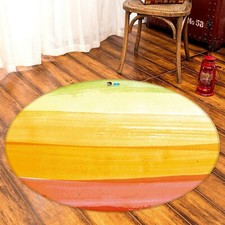 3D Yellow Watercolor Painting NAO5661 Game Rug Mat Elegant Photo Carpet Mat Fay