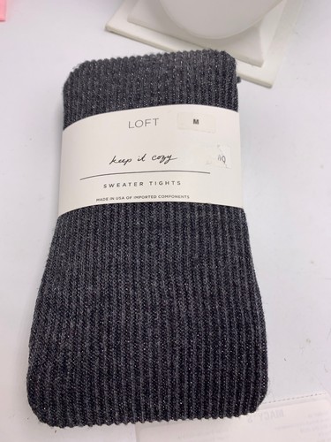 $16.50 loft grey sweater tights | eBay