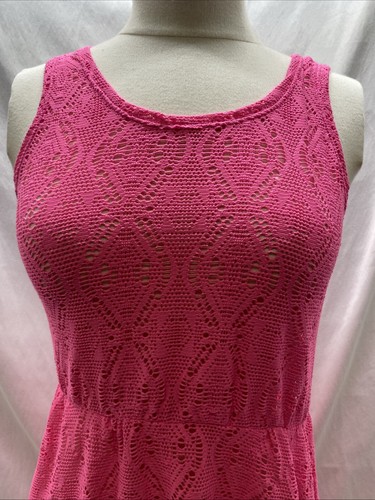 Place Childrens Place Swimsuit Cover Up Sundress Girls XL (14) Hot Pink - Picture 2 of 16