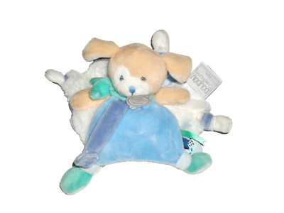 WIE NEU * Doudou et Compagnie Bär Teddy Teddybär blau Schmusetuch Schnuffeltuch