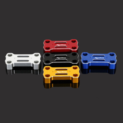 For HONDA MONKEY 125 Z125 2018-2023 3D Monkey LOGO Front Handlebar Top Clamp