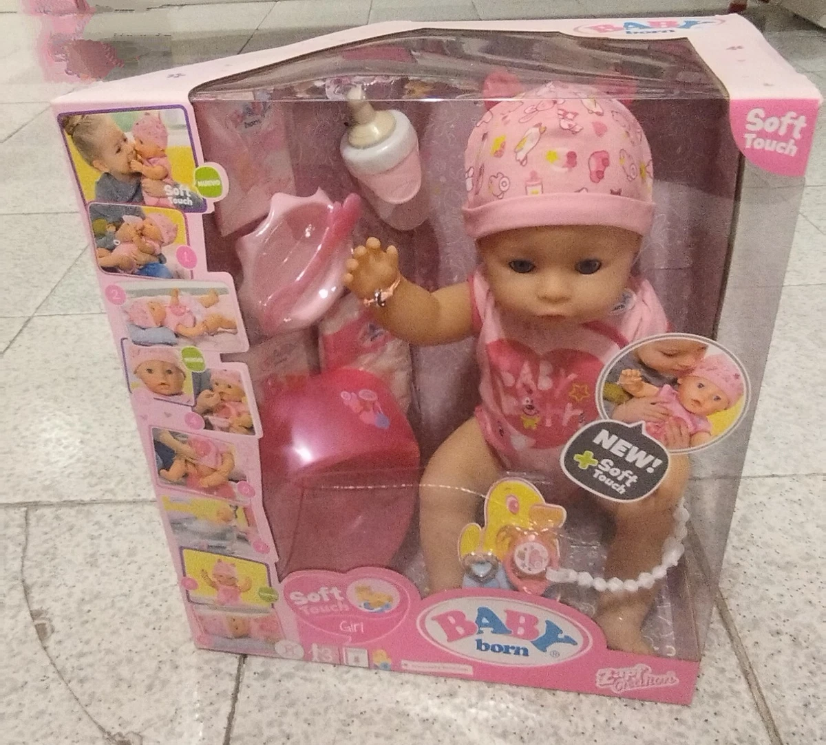 Baby Born 2018 Interactive Niña Intelectivo 7 Funciones Zapf Creation .Nuevo