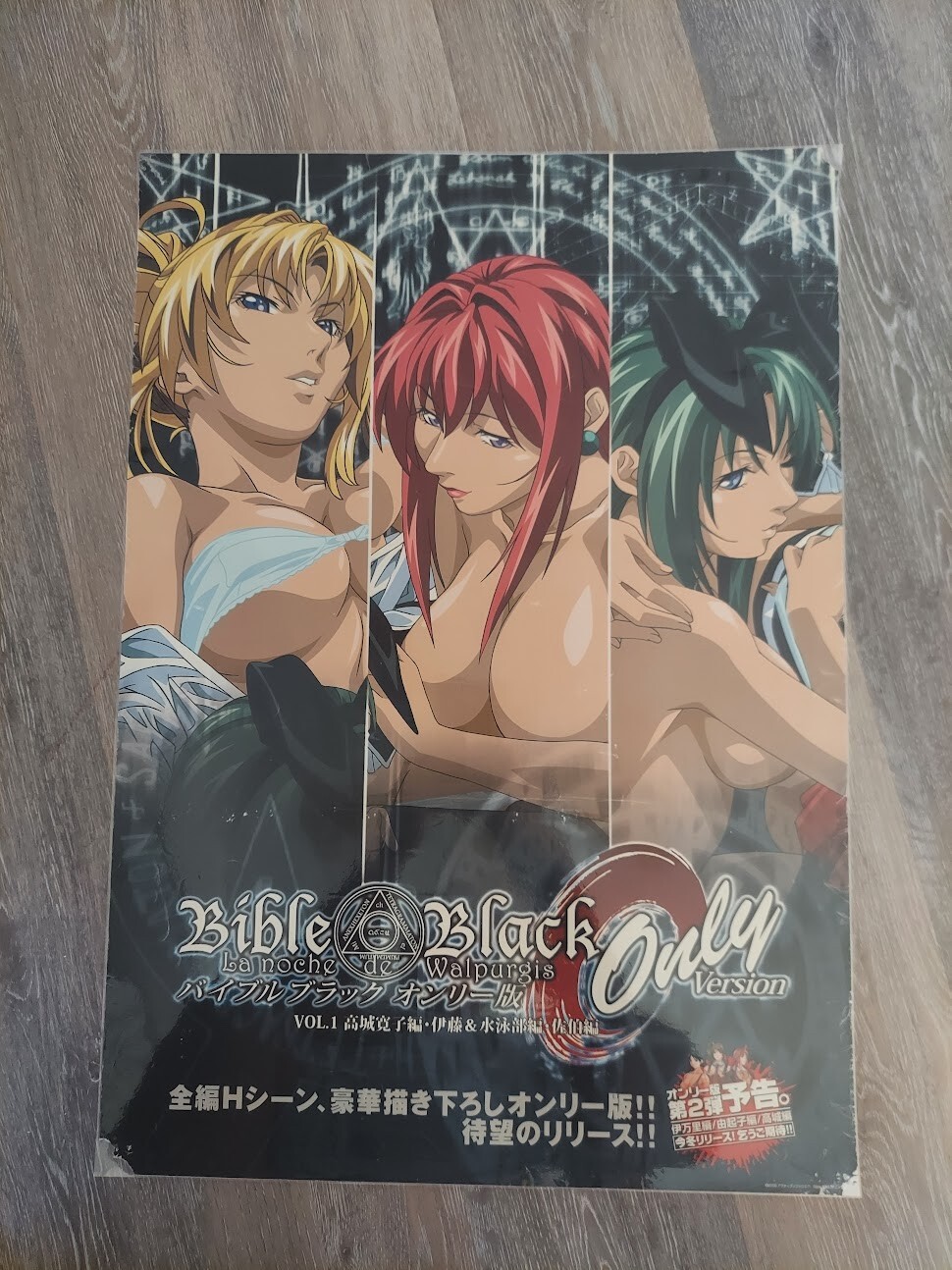 Bible Black バイブルブラック 完全版 DVD Figure ONLY Laminated POSTER 29x21 HUGE | eBay