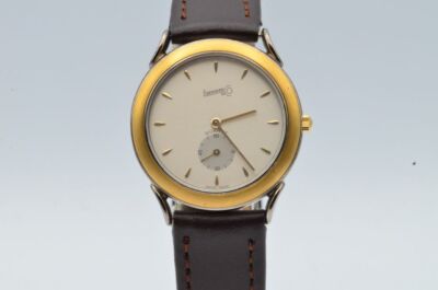 Eberhard & Co Vintage Quartz Women's Watch 1 11/32in Steel/Gold Pretty Watch RAR