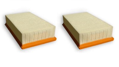 2x waschbarer Filter passend für Bosch GAS 35 M AFC  - MADE IN GERMANY -
