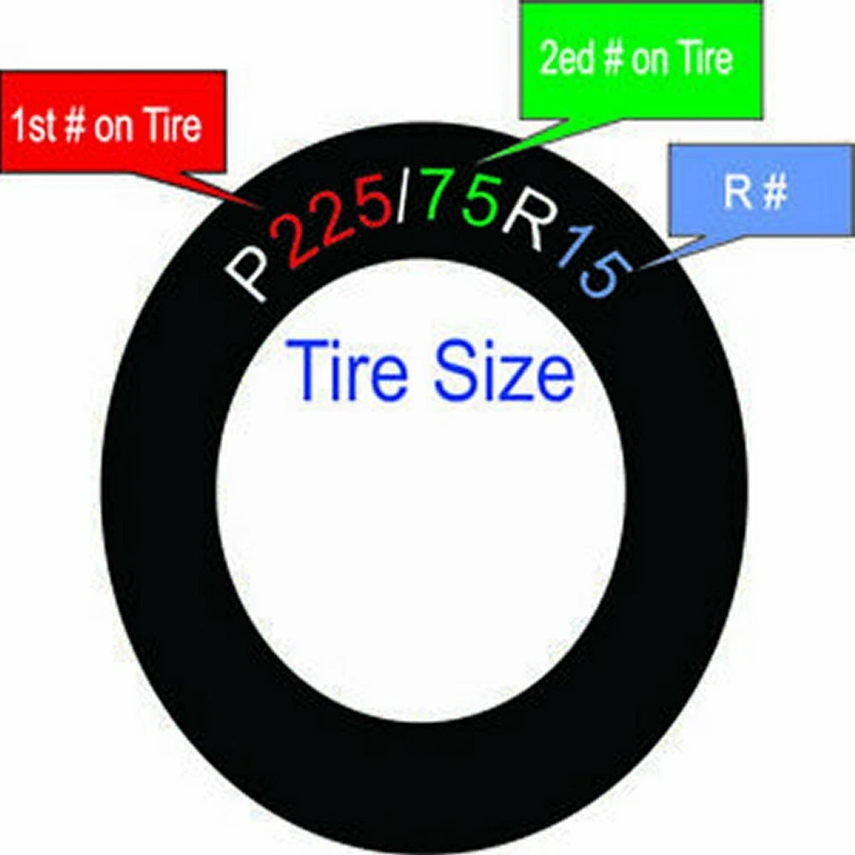 Plain Black Tire Cover for Access Any Size - Image 2 of 4