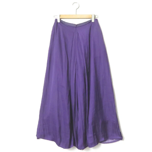 Silk Satin Tuck Pants