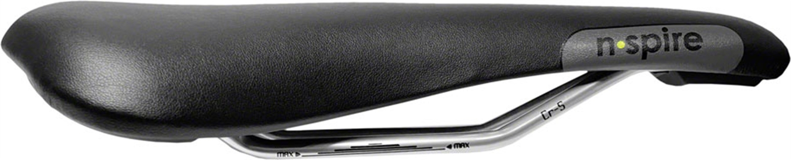 Седло Smanie NSpire - Хромированное спортивное покрытие из полиуретана Черный 146 11290₽