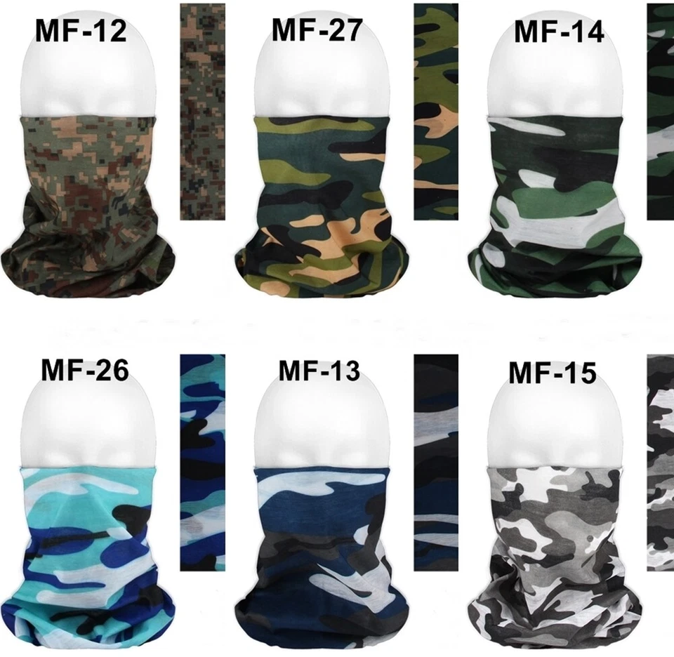 Multifunktionstuch BW Bundeswehr Bandana Skull Totenkopf Maske Motorrad Halstuch - Bild 3 von 4