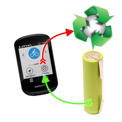 Garmin Teasi, Edge 320, 520, 820 Edge 1030 Edge Explore Akkutausch alle  Modelle | eBay