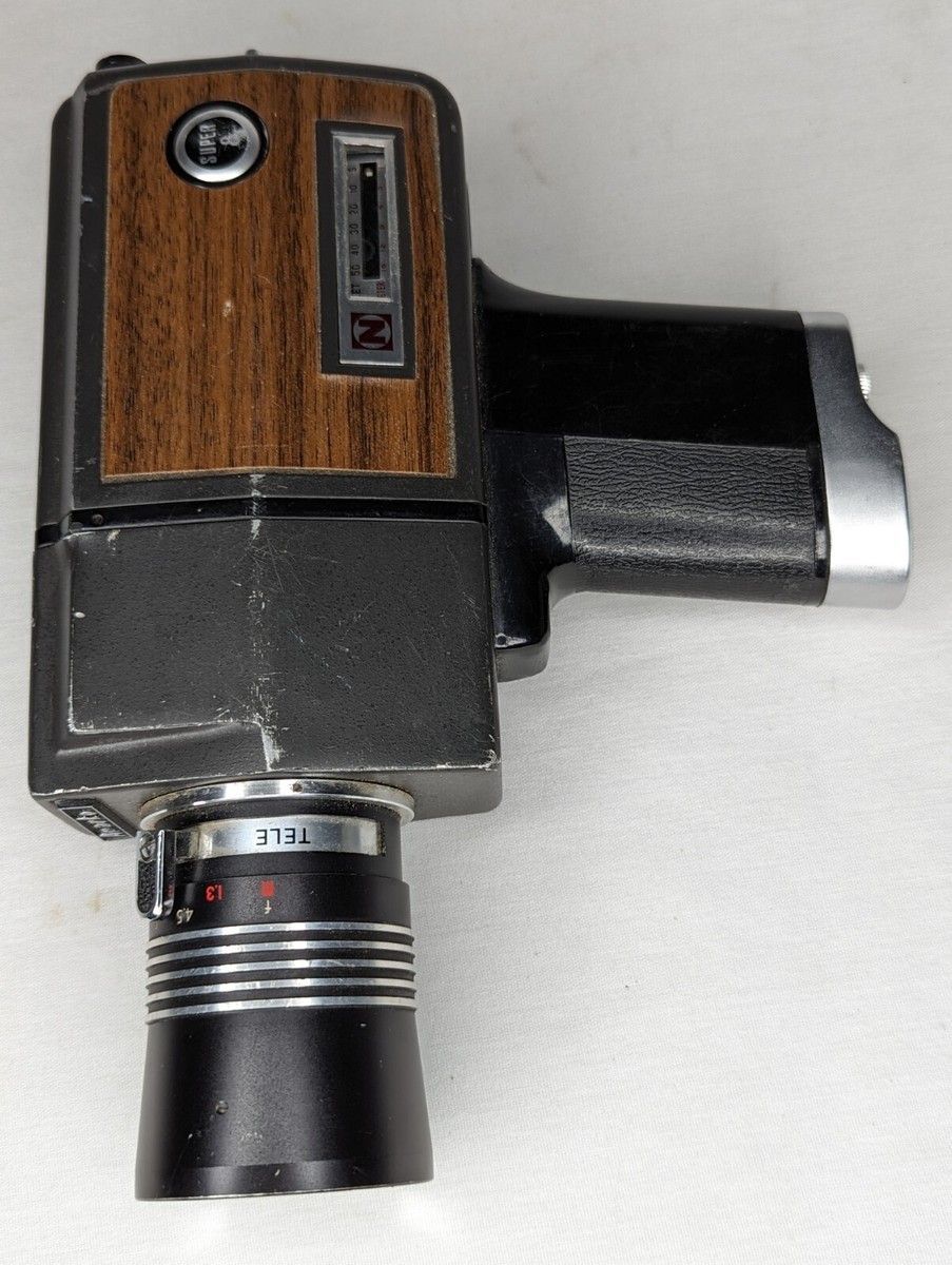 Vintage Syncro Zoom Super TL-3 Super 8 Film Camera Japan - For