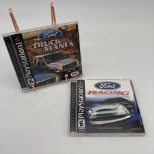 Ford Racing & Ford Truck Mania Game Lot | Playstation 1 PS1 | Tested w/ Manuals