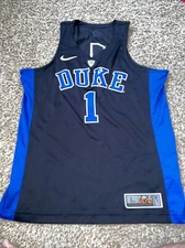 DUKE BLUE DEVILS BASKETBALL JERSEY NWT-STITCHED- NIKE DRY FIT JEREMY ROACH 