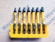DeWALT Impact Ready Power Torx Bits - 2 1/4" - #10, #15, #20, #25, #27, #30
