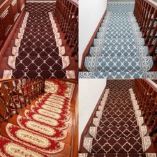 1x Éscalier Européen Design Semiarc Fileté Tapis Anti-dérapant Soutien