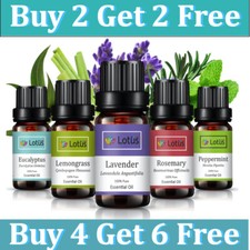 10ml Essential Oil 100% Pure & Natural Aromatherapy Diffuser Essential Oils