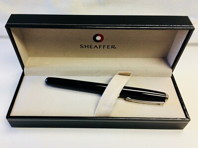 Sheaffer Prelude Black Lacquer ''M'' Nib Fountain Pen