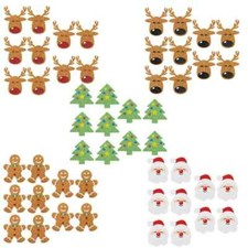 1 Paar Nippelcover Weihnachten Brustwarzen Abdeckung Elch Tanne Lebkuchen Mann