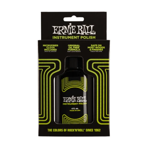 Ernie Ball INSTRUMENT POLISH WITH CLOTH (P04222) 4 fl. oz.