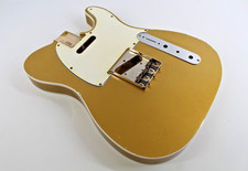 MJT Official Custom Vintage Aged Nitro Guitar Body Mark Jenny Bound Gold Ash
