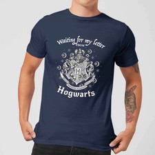 Image of Harry Potter Waiting For My Letter From Hogwarts Tee Adults | Official | Navy