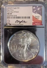 2024-P American Silver Eagle Star Privy NGC MS69 First Day of Issue FDOI Ryder