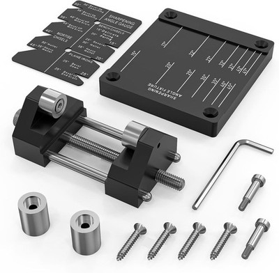 Precise Chisel Sharpening Jig Kit, Honing Guide System for Woodworking Chisel...