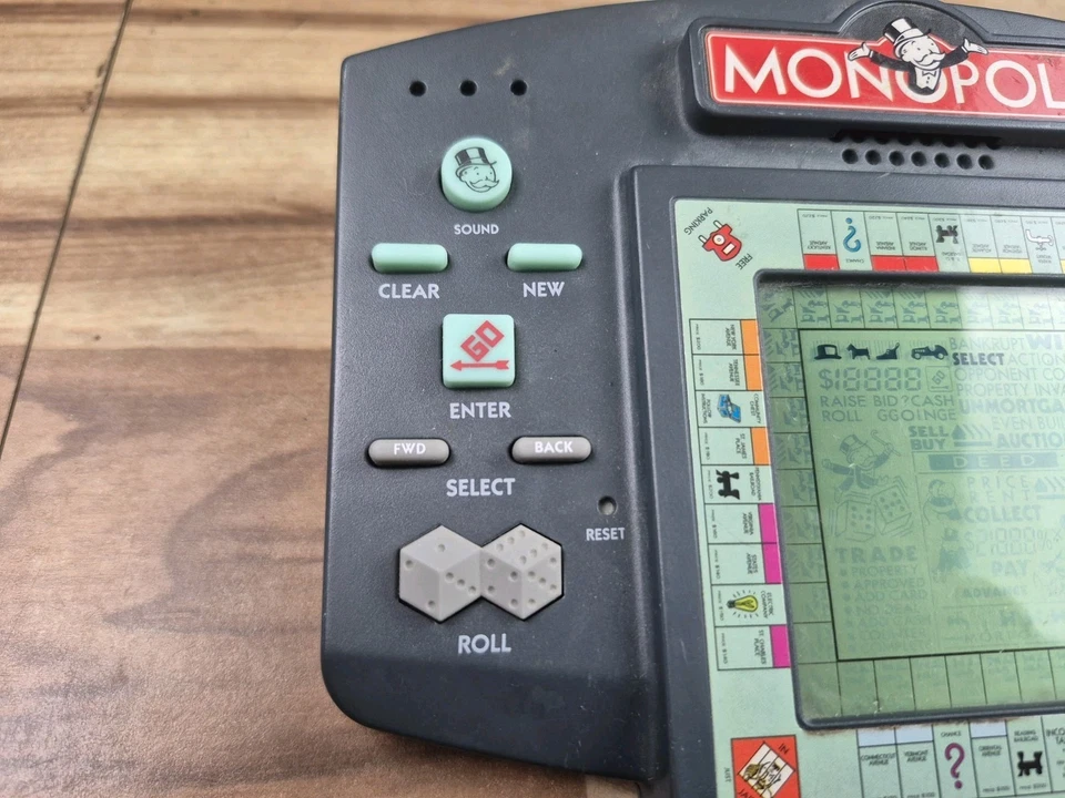 Vintage Hasbro 1997 Monopoly Handheld Electronic Game Tested WORKS - Image 3 of 4