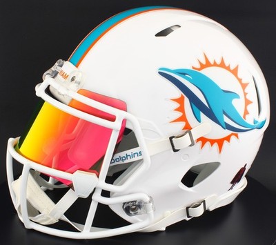MIAMI DOLPHINS NFL Riddell Speed Full Size AUTHENTIC Football Helmet