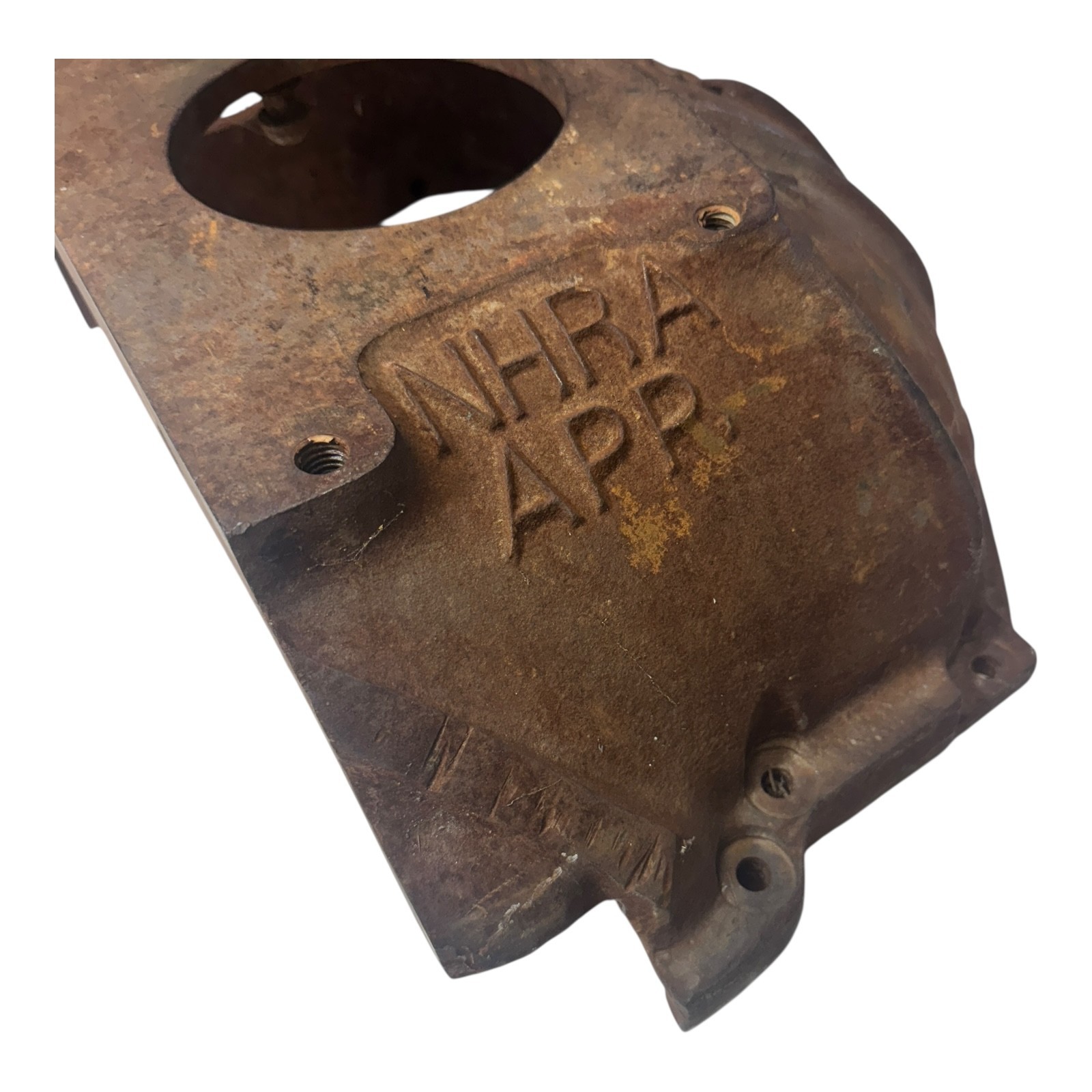 Vintage Ansen NHRA Approved Chevy Blowproof Safety Bellhousing Scatter Shield