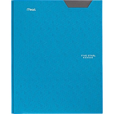 Five Star 2-Pocket Folder, Plastic Folder with Stay-Put Tabs and Prong Fasteners