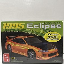 Amt 1995 Mitsubishi Eclipse 125 Plastic Model Kit Decals Engine Amt1089m12