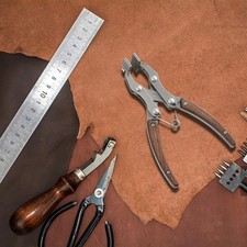 Leder-Flachzange Lederhandwerk Kantenklemme Lederhandwerk Flachzange