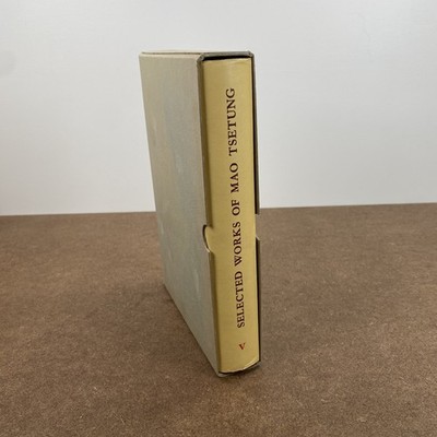 Selected Works Of Mao Tse-Tung: Volume 5 Hardcover Book 1977 1st Edition