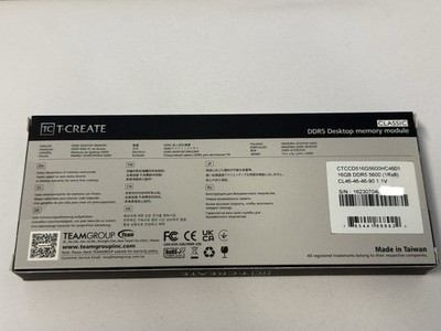 16GB DDR5-5600 RAM T-CREATE TC Teamgroup Desktop UDIMM | eBay