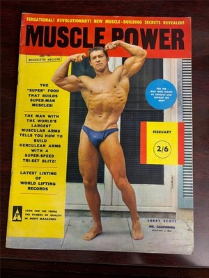 MUSCLE POWER bodybuilding fitness magazine LARRY SCOTT 2-61