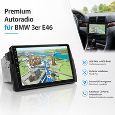 Kamera Navi FM f�r BMW 3er E46 98-06 320i WIFI CarPlay GPS 6+64GB Autoradio AHD