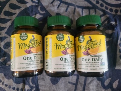 New 3 Pack! Megafood Women s One Daily Multivitamin, 90 Tablets, Exp 2027