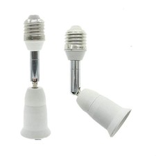 Srovil E26/E27 Light Socket Extender, 4.5 Inch Extension,Adjustable Vertical