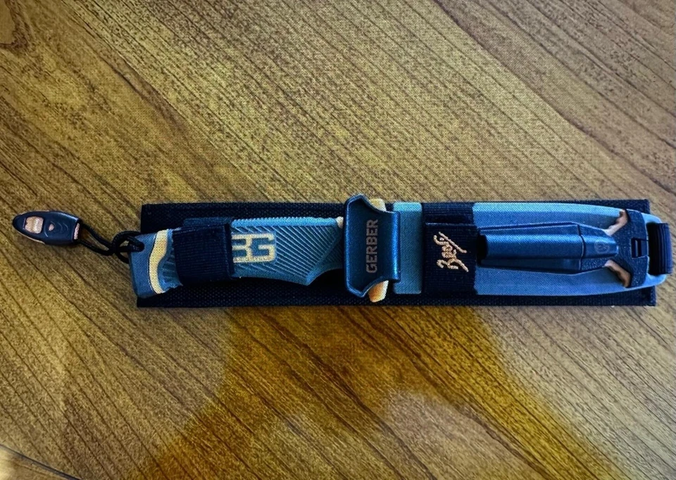 GERBER "BEAR GRYLLS" MESSER ULTIMATE SURVIVAL MIT FESTSTEHENDER KLINGE -NEU-n - Bild 3 von 3