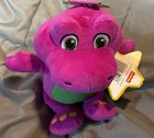 Fisher-Price Barney’s World Plush - Barney Purple Dinosaur Stuffed Animal 8” NEW — photo 6